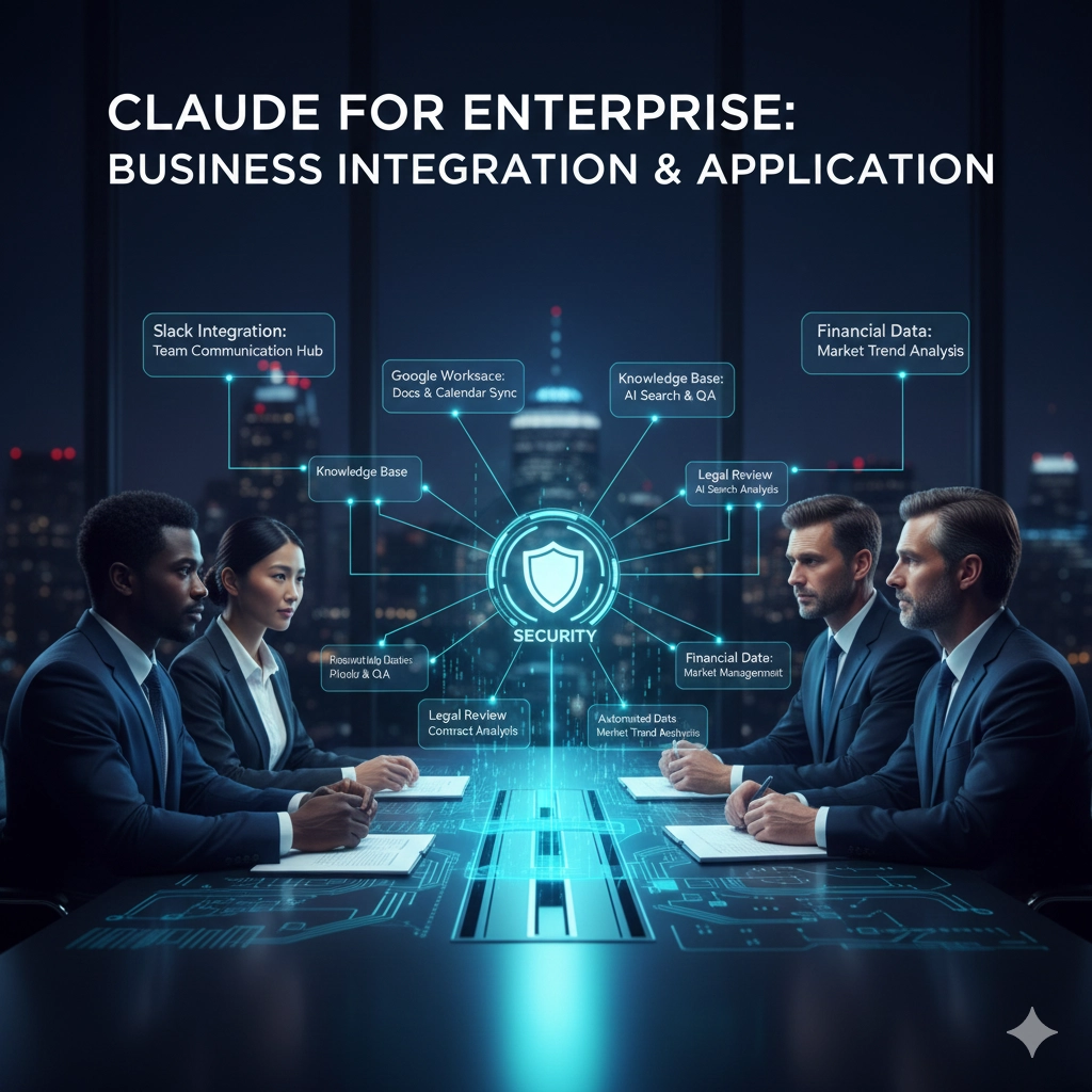 企業におけるClaudeの応用例を示すビジネスシーン