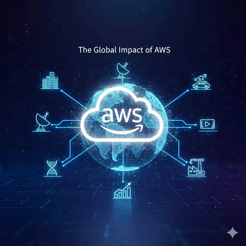光り輝くデジタルネットワークのラインが世界中に広がり、地球全体を結びつけているクラウドコンピューティングのイメージ