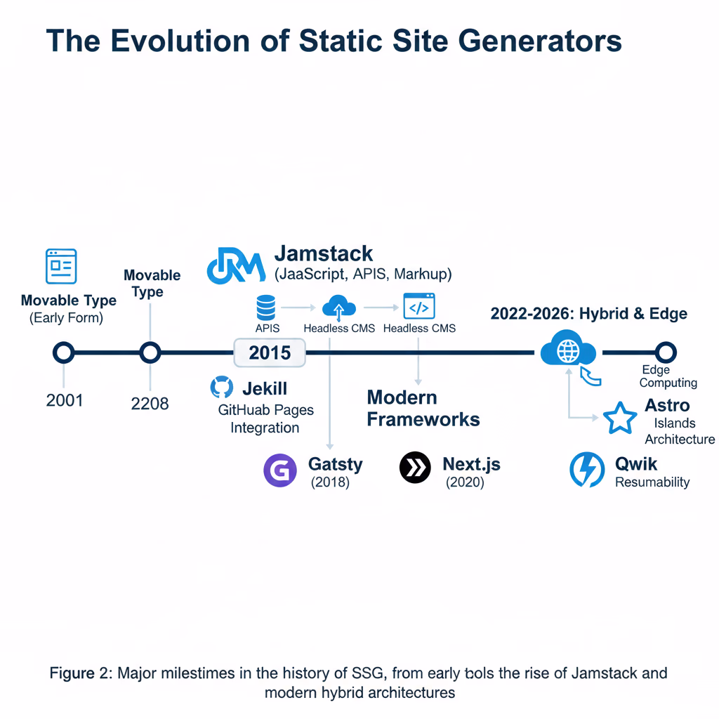 静的サイトジェネレーターの歴史的変遷